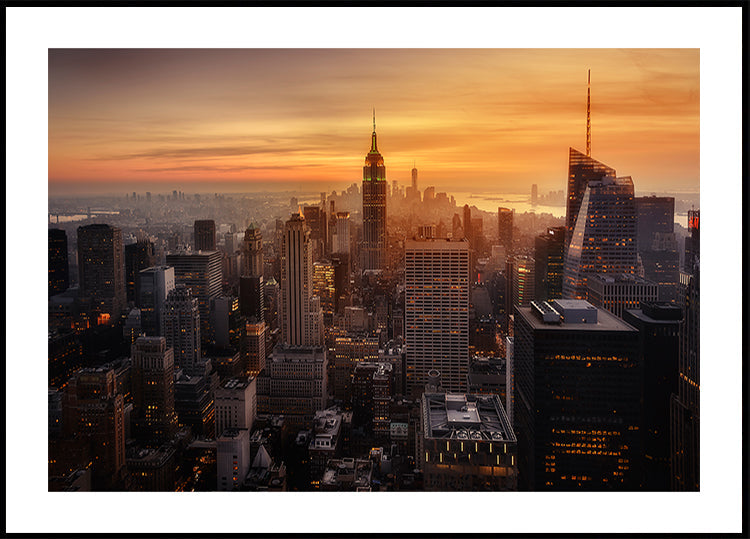 Manhattan lichte poster