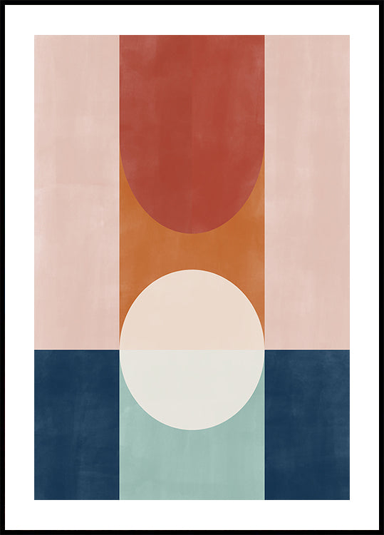 Abstract ontwerp met geometrische vormen