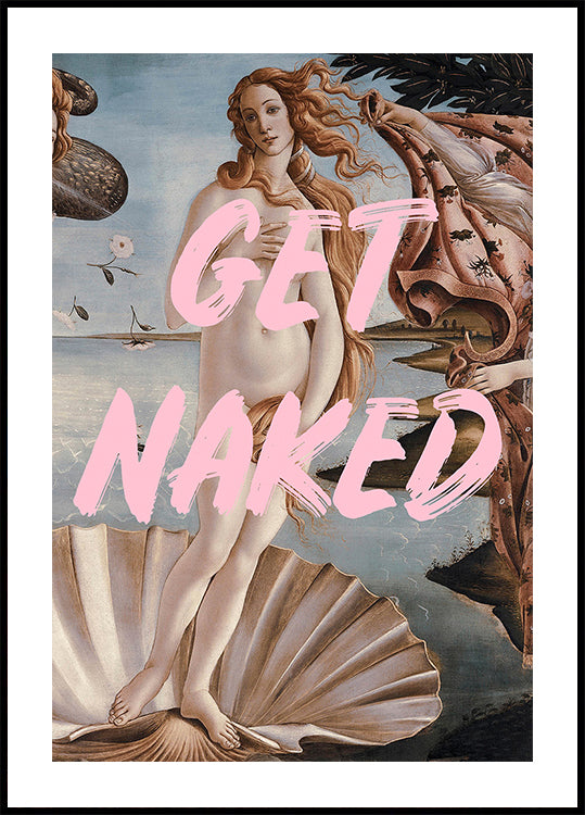 Venus wordt naakt poster