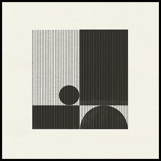 Geometrische harmonieposter