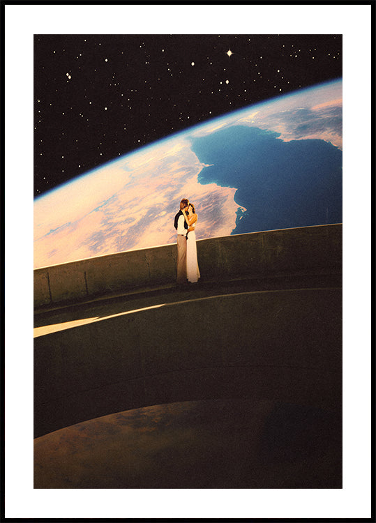 Kosmische liefdeposter