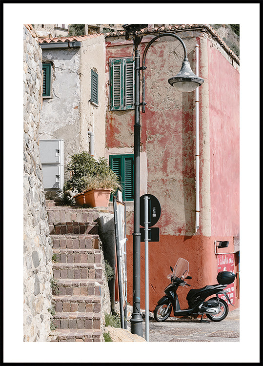 Straatbeeld Scilla, Italië