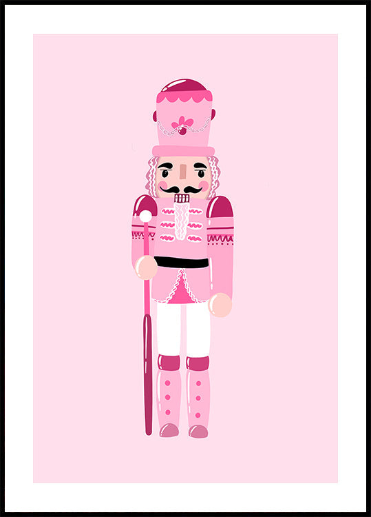 Pink Nutcracker Charm Plakat Plakat