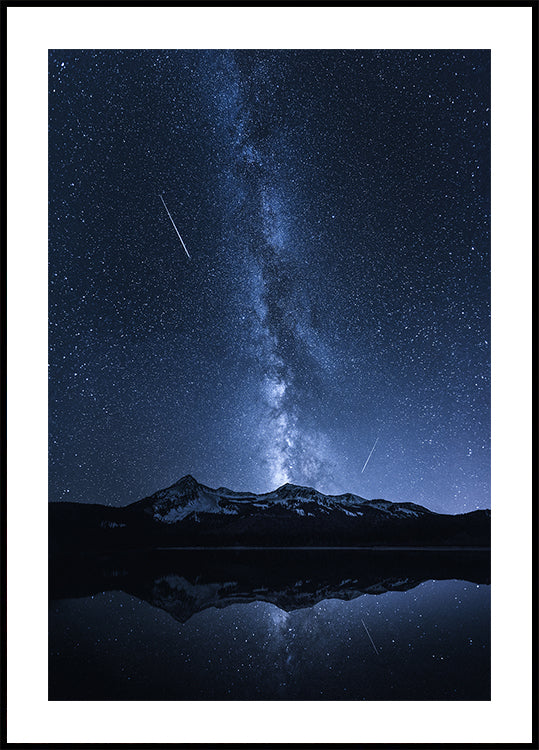 Sterrenstelsels reflectie Poster
