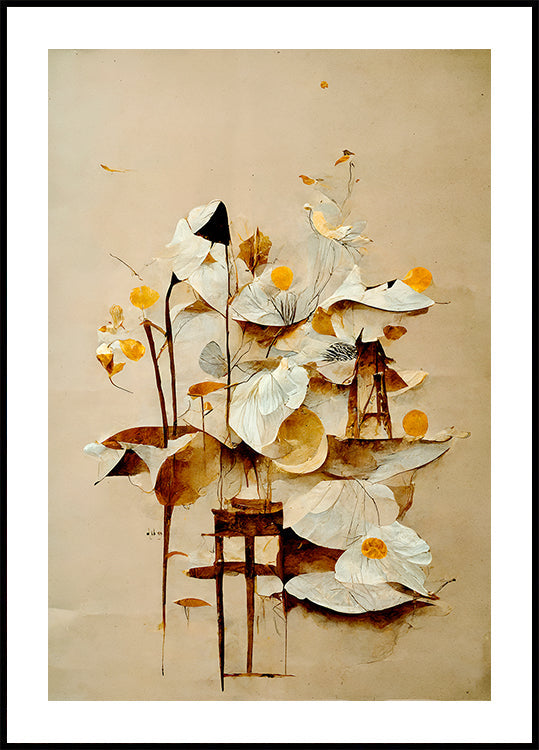 Bloeiende sereniteit poster