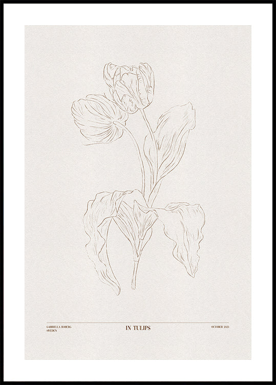 In Tulpen (bruin)