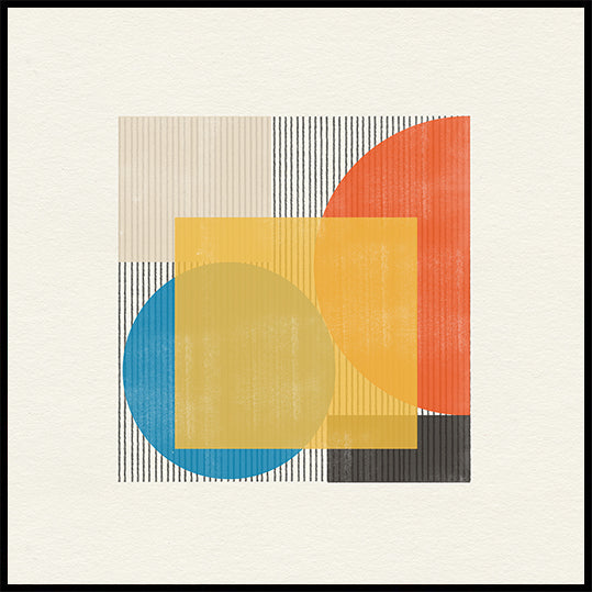 Geometrische harmonieposter