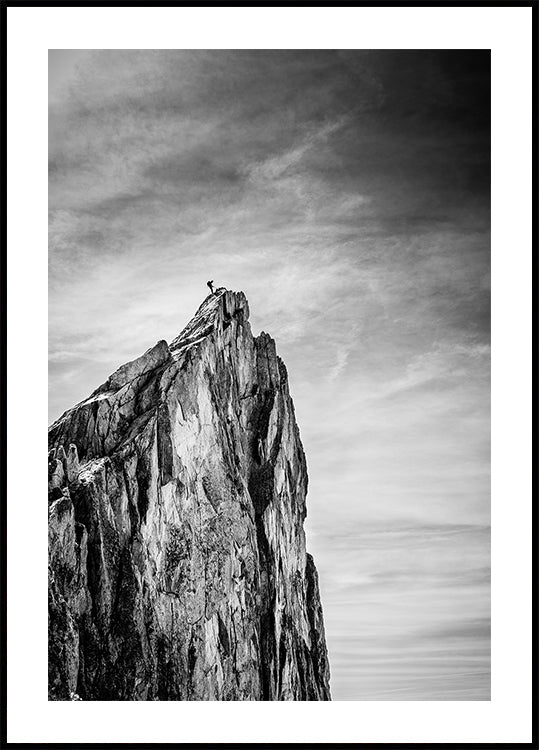 Balanceren tussen aarde en luchtposter