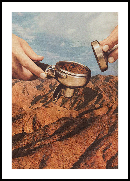 Barista koffie County-poster