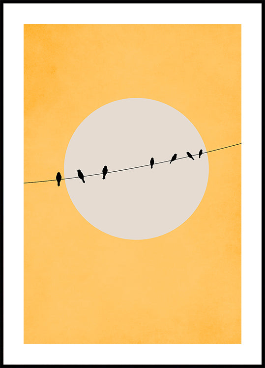 Tjilpende en huiveringwekkende poster