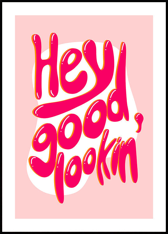 Goed uitziende poster