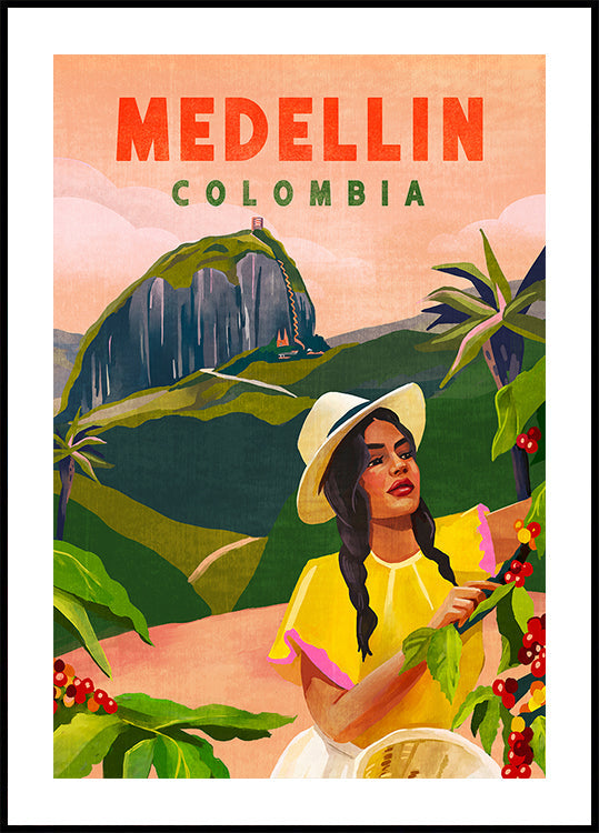 Medellin Colombia reisposter