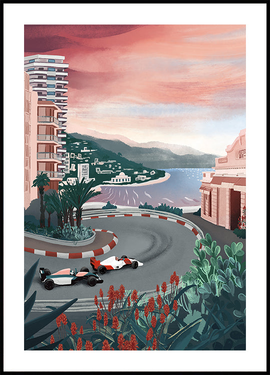 Circuitposter van Monaco