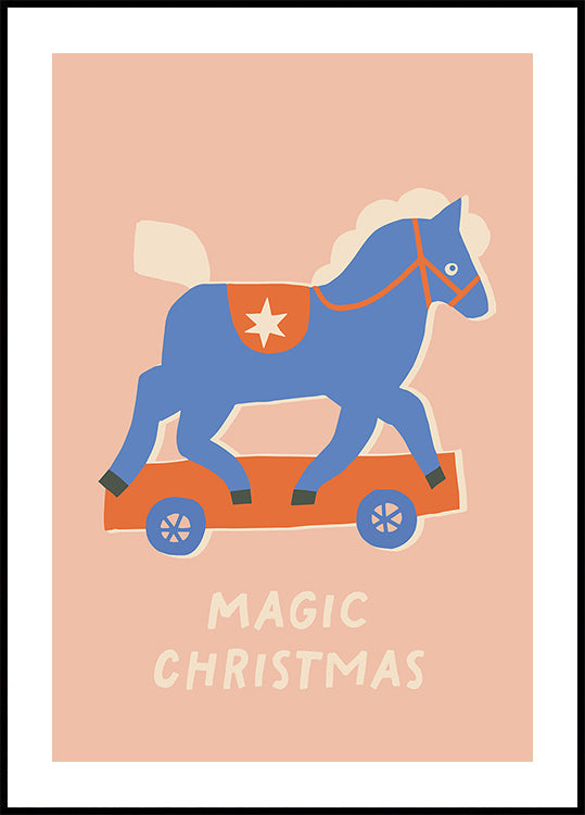Fijne kerst nr. 52-poster