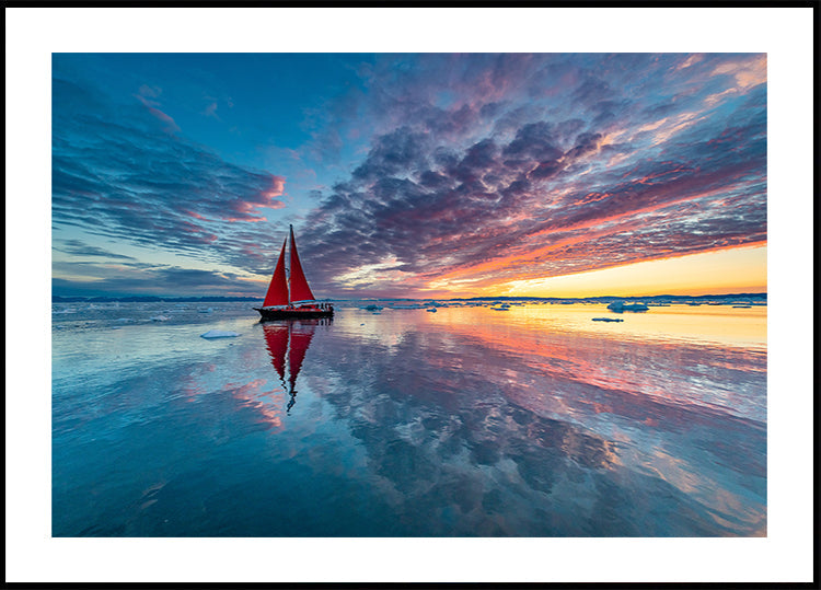Groenland vuurwolk Poster