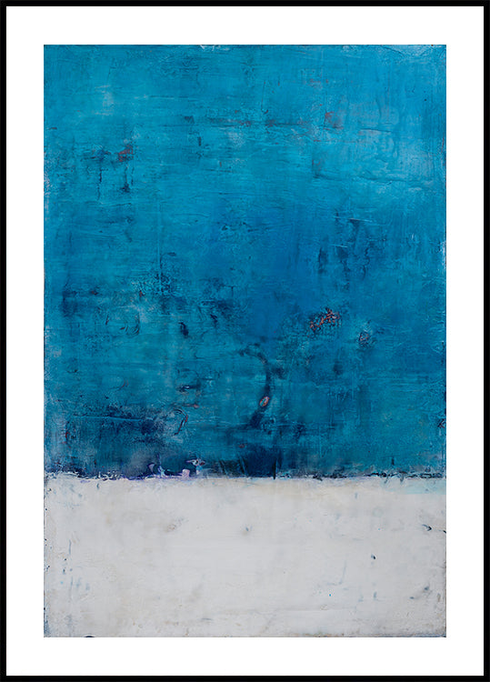 Blauwe sereniteit poster