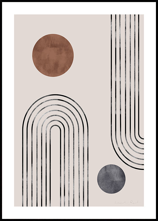 Bogen en knoppen poster