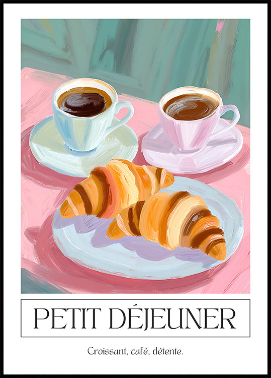 Petit dejeuner-poster