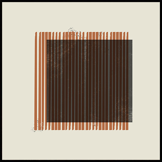 Gestreepte Enigma-poster