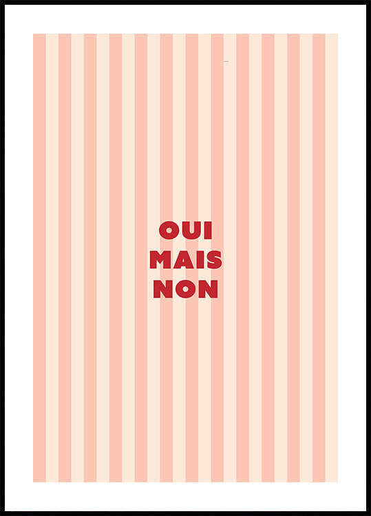oui mais non-poster