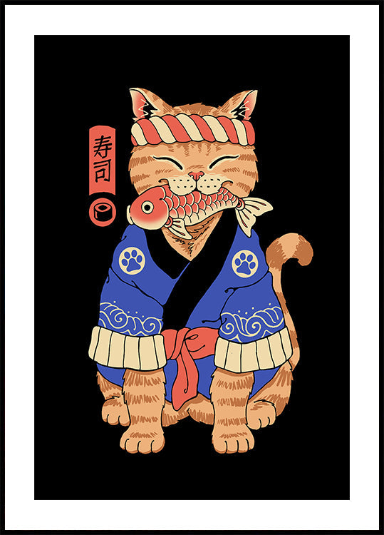 Sushi Meowster-poster