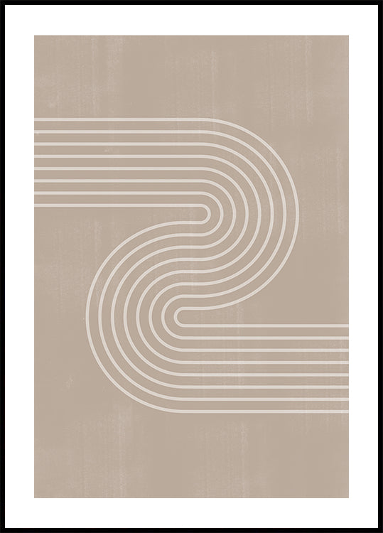 Gebogen pad