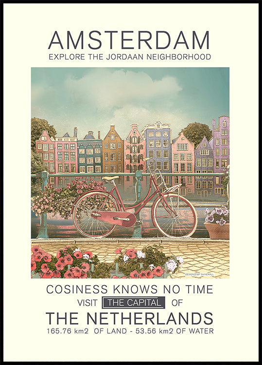 Amsterdamse printposter