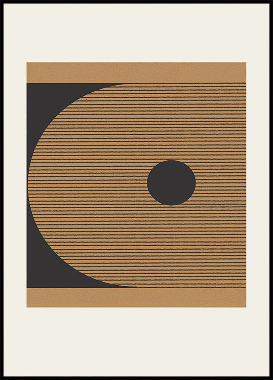 Geometrische Eclipse-poster