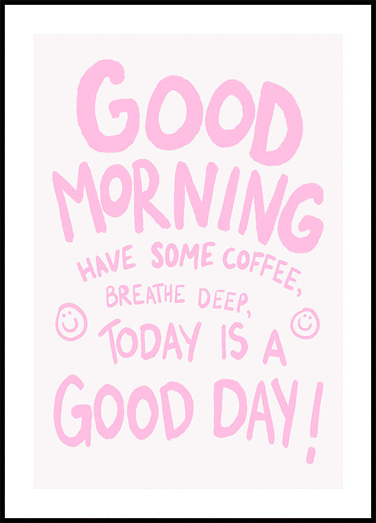 Vrolijke startposter