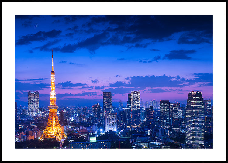 Nachtzicht in Tokio