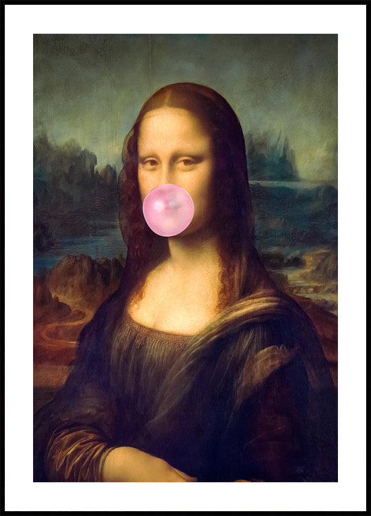 Mona Lisa kauwgomposter