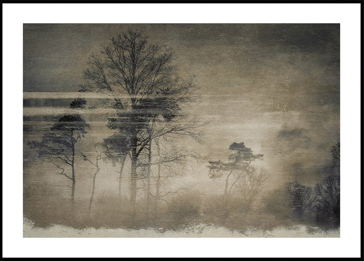 Oude ansichtkaartposter