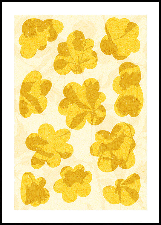 Gouden bloemen