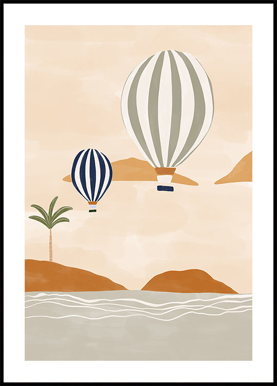 Luchtballonnen In Dessert