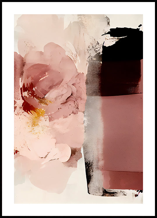 Bloesem abstractie Poster