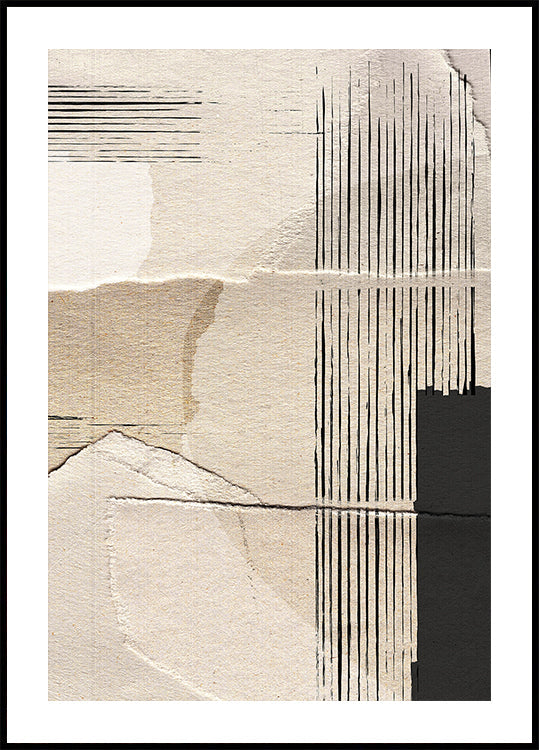 Papier abstracte poster