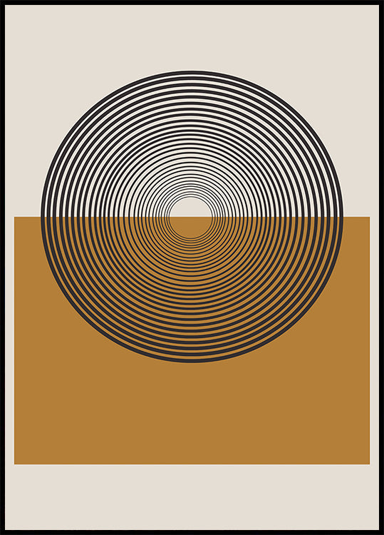 Concentrische reflecties poster