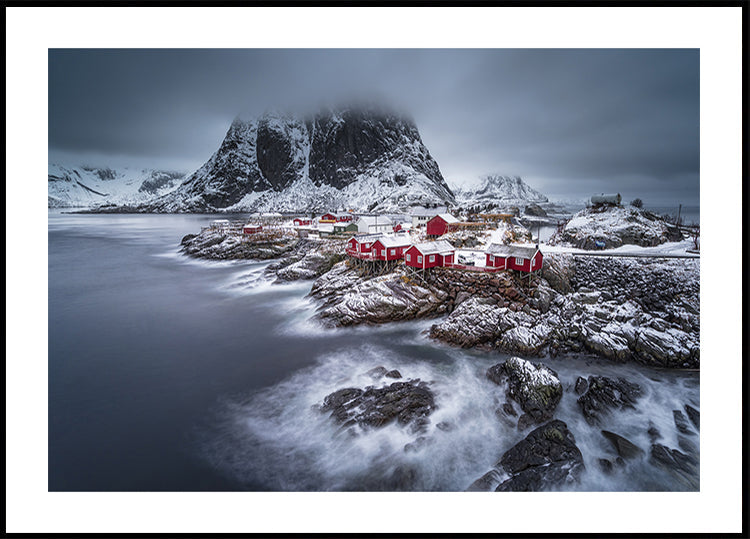 winter Lofoten eilanden Poster