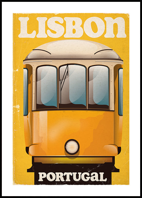 Lissabon Portugal Vintage reizen Poster Poster