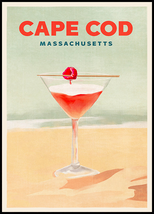 Cape Cod Cocktail hoge poster