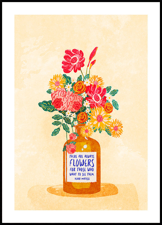 Bloemen altijd Poster
