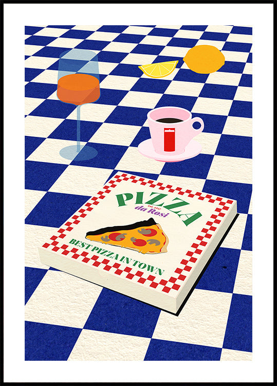 De Italiaanse menuposter