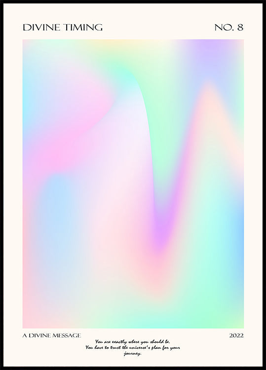 Goddelijke timingposter