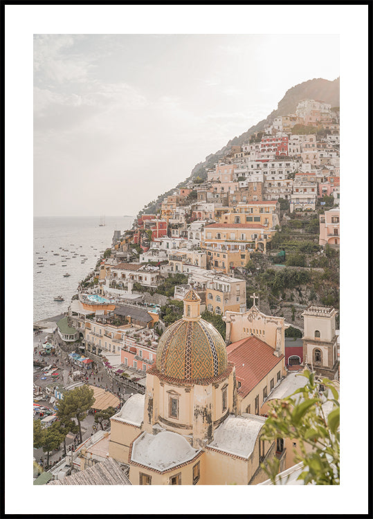 Positano gelukzaligheid poster