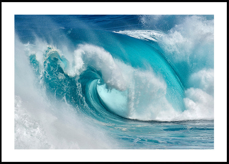Wanneer de oceaan verandert in blauw vuur Poster