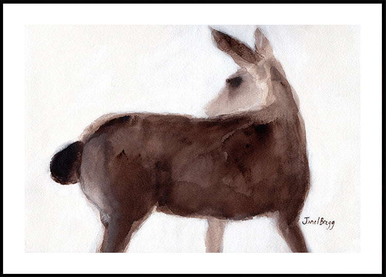 Herten op Creekside Lane-poster