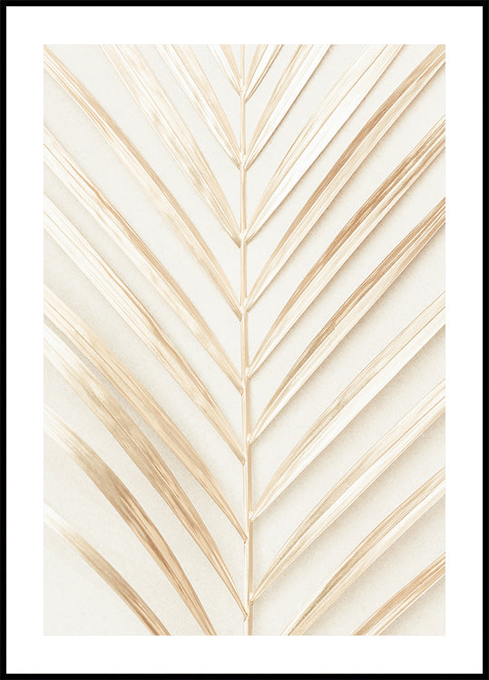 Gouden palmbladaffiche