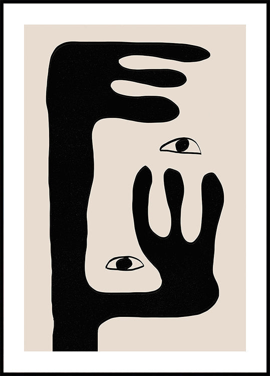 Surrealistische blikposter