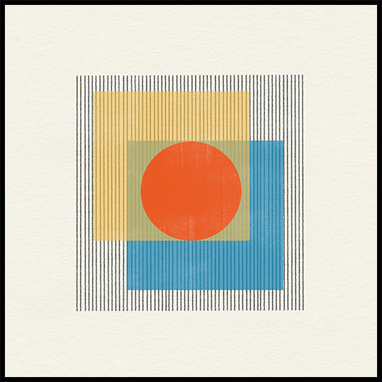 Geometrische harmonieposter