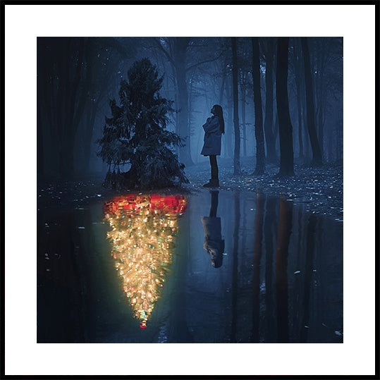 De hoop op kerstposter